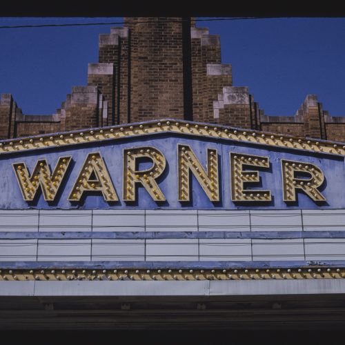 1930 - Warner Theater Morgantown - photo by John Margolies and courtesy of Library of Congress