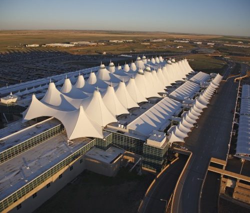 1990 - Denver International Airport - Jeppesen Terminal Roof and Canopies